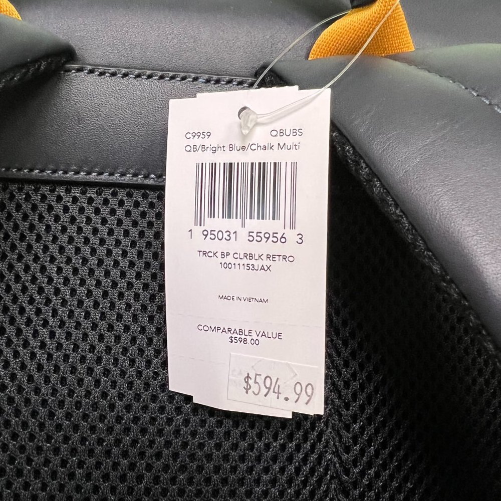 coach Track Backpack In Colorblock With Coach patch c9959 - Picture 4 of 8